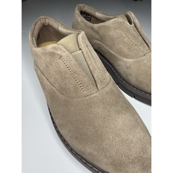 Clarks Airabell Sky Casual Slip-On Shoes Wedges Beige Women's Size 6.5 Suede - Picture 5 of 8